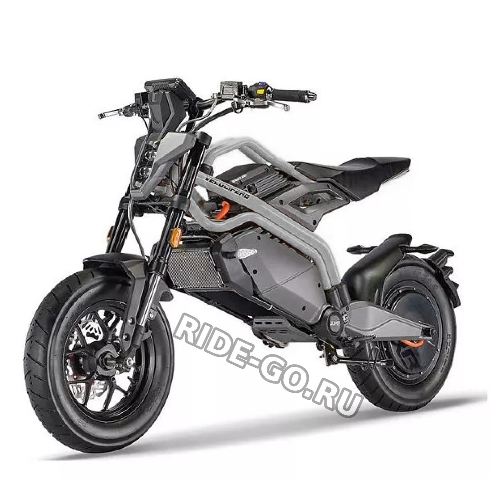 Электромотоцикл Velocifero JUMP (72V/50Ah) (Grey)
