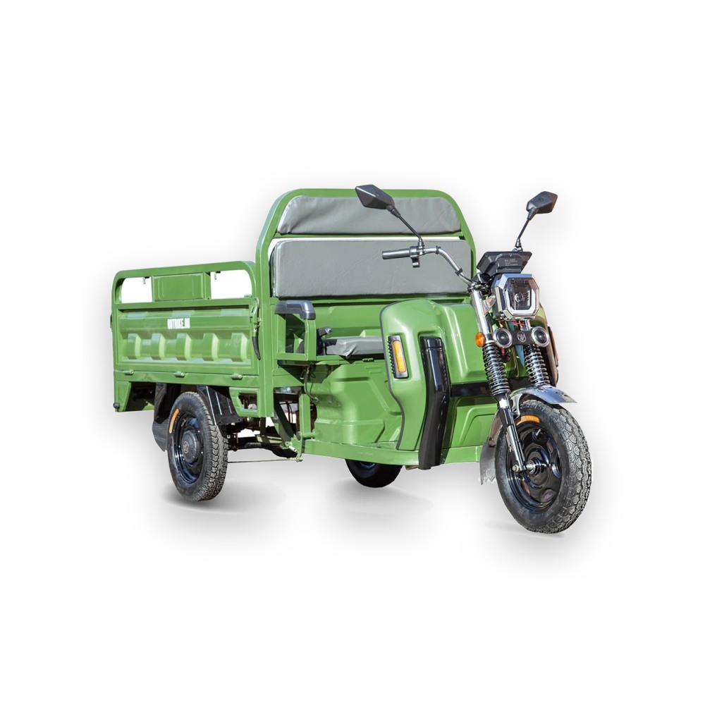 Грузовой электротрицикл Rutrike Маяк 1500 60V1000W зеленый