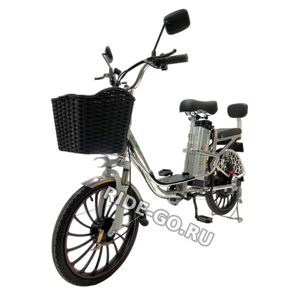 Электровелосипед Колхозник GreenCamel Транк 20 V8 PRO (R20 250W 60V10Ah) алюм, 2х подвес