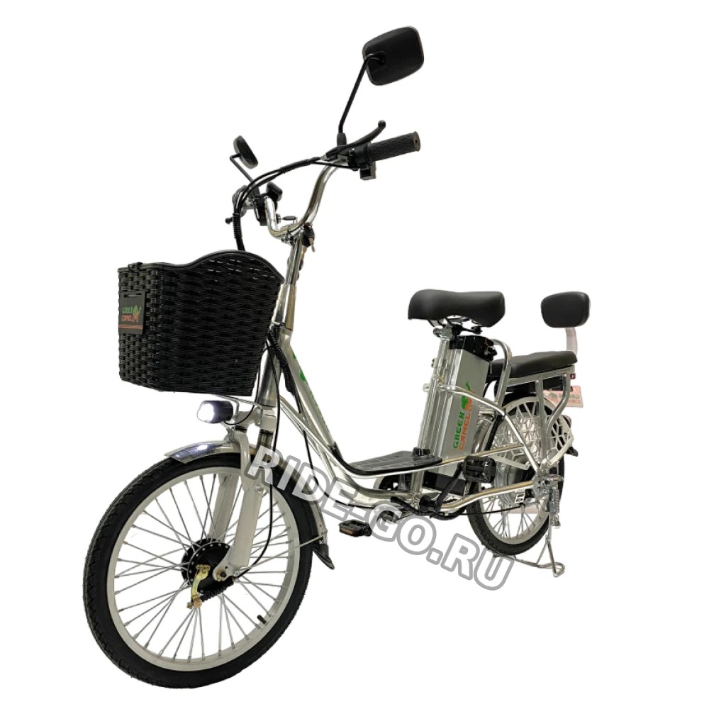 Электровелосипед Колхозник GreenCamel Транк 20 V8 (R20 250W 60V10Ah) алюм, редуктор