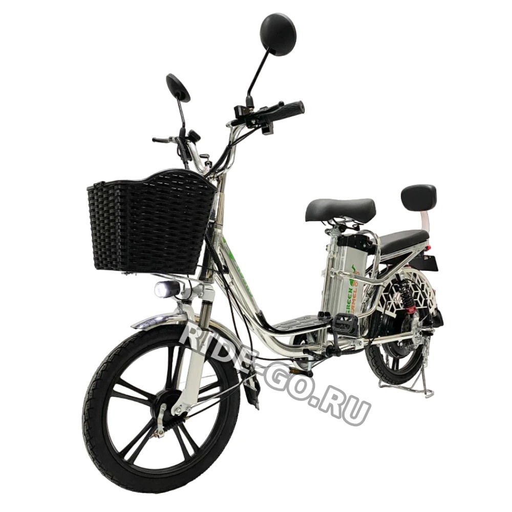 Электровелосипед GreenCamel Транк 18 V8 PRO (R18 250W 60v20Ah) алюм, DD, гидравл, 2х подвес