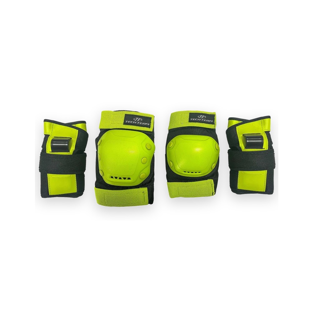 Набор защиты Tech Team Safety Line 900 салатовый (РАЗМЕР M)