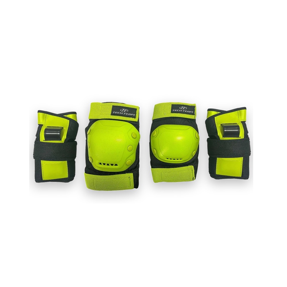Набор защиты Tech Team Safety Line 900 салатовый (РАЗМЕР S)