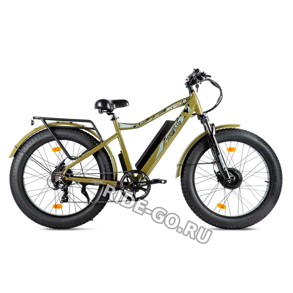 Электровелосипед VOLTECO BigCat Dual Next зеленый