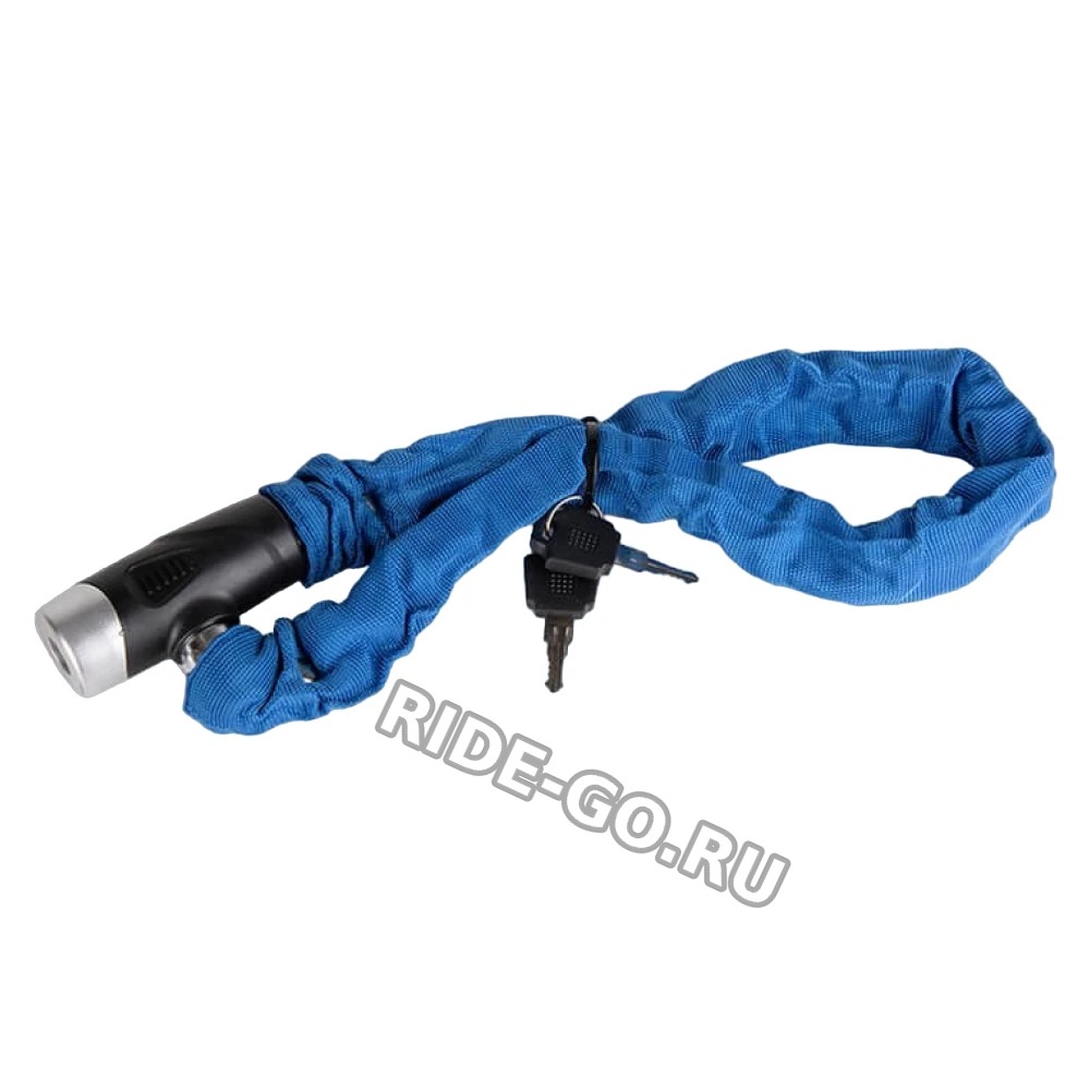 Замок велосипедный 6*1000 mm ключ 1/12 GK105.206