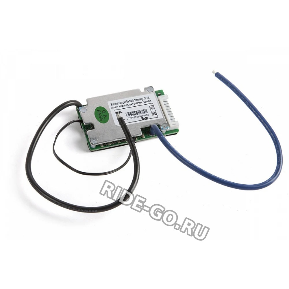 Плата BMS 10S 15A с выключателем для электровелосипеда