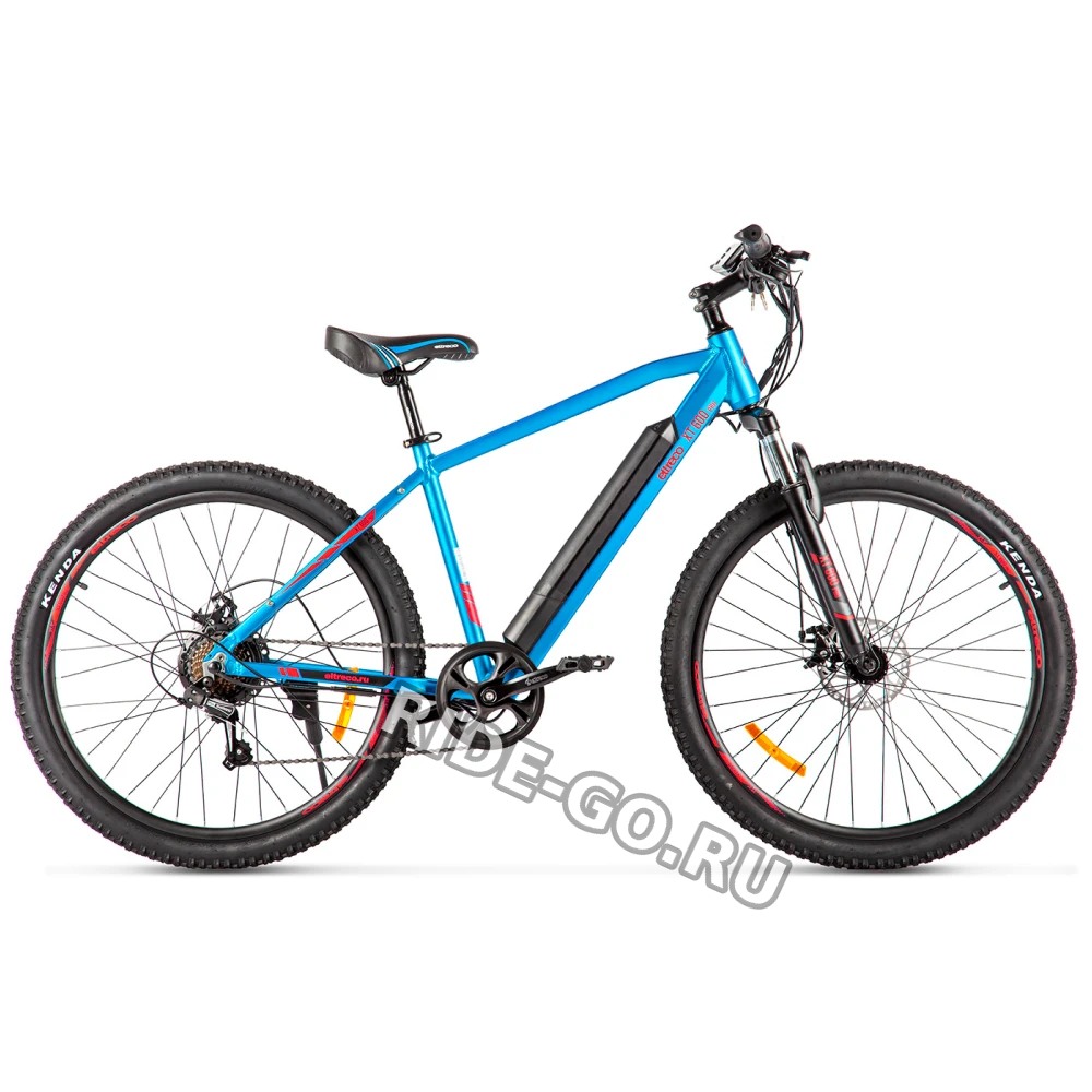 Электровелосипед Eltreco XT 600 Pro (сине-красный)