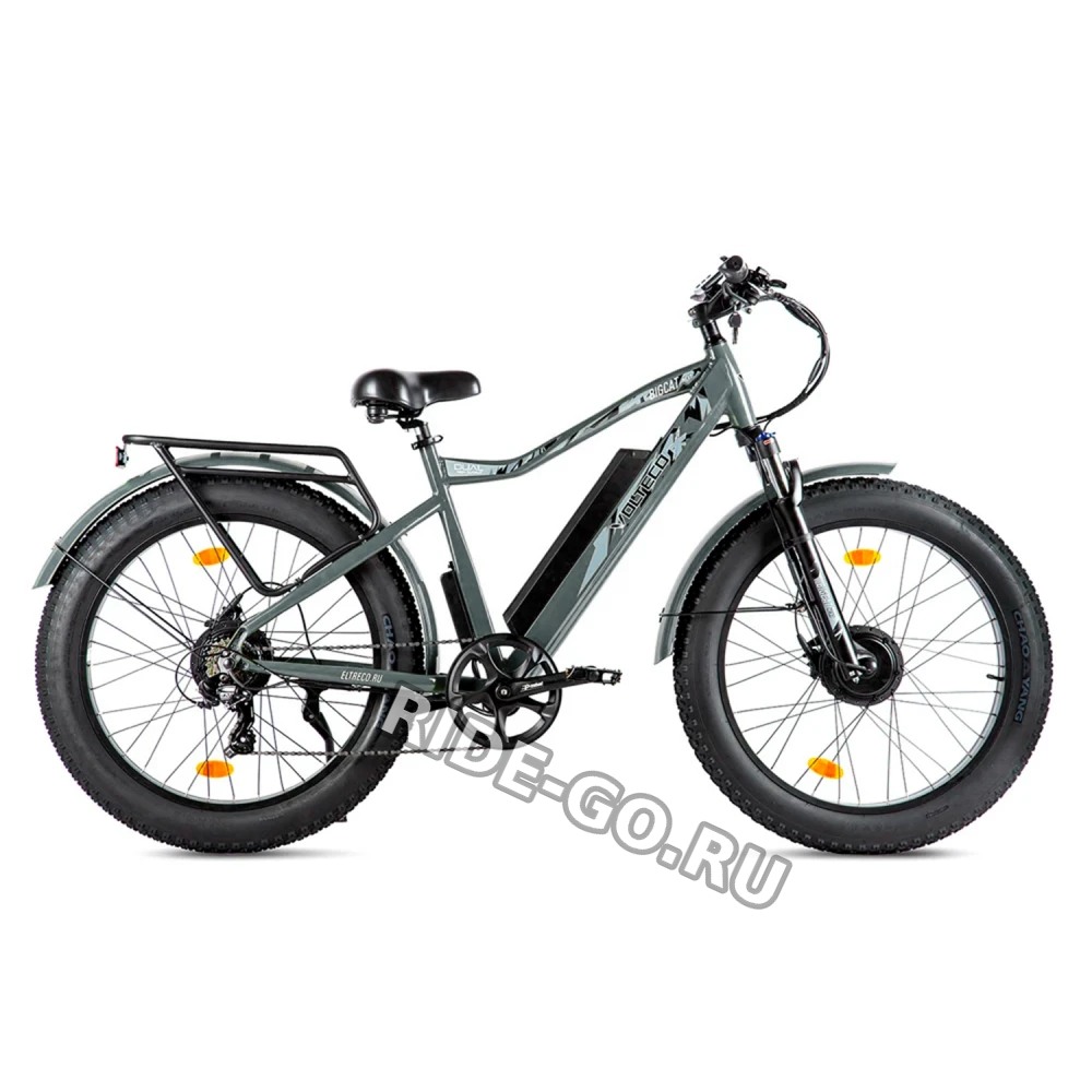 Электровелосипед VOLTECO BigCat Dual Next серый