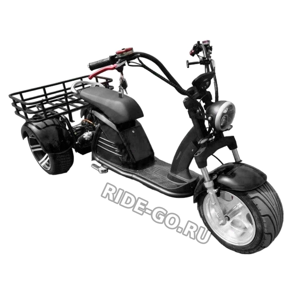 Электроскутер GT M6 Trike черный