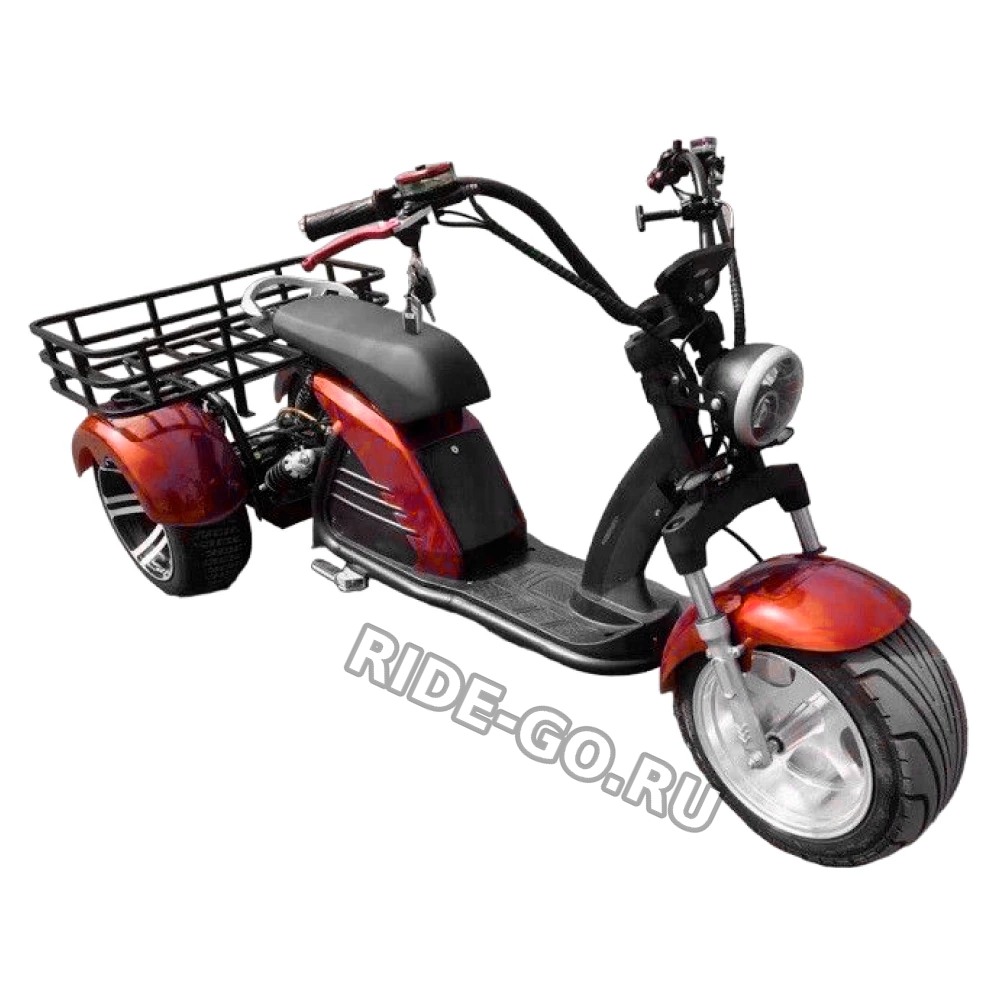 Электроскутер GT M6 Trike красный