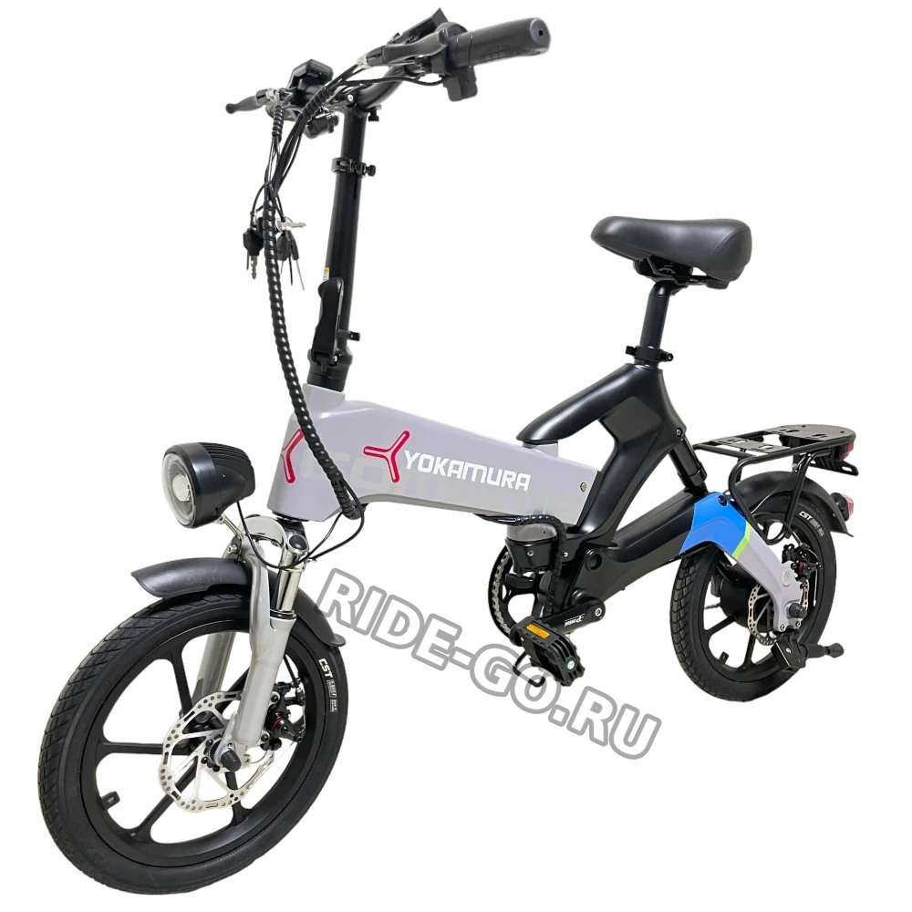Электровелосипед Yokamura Combo 16 Grey Black