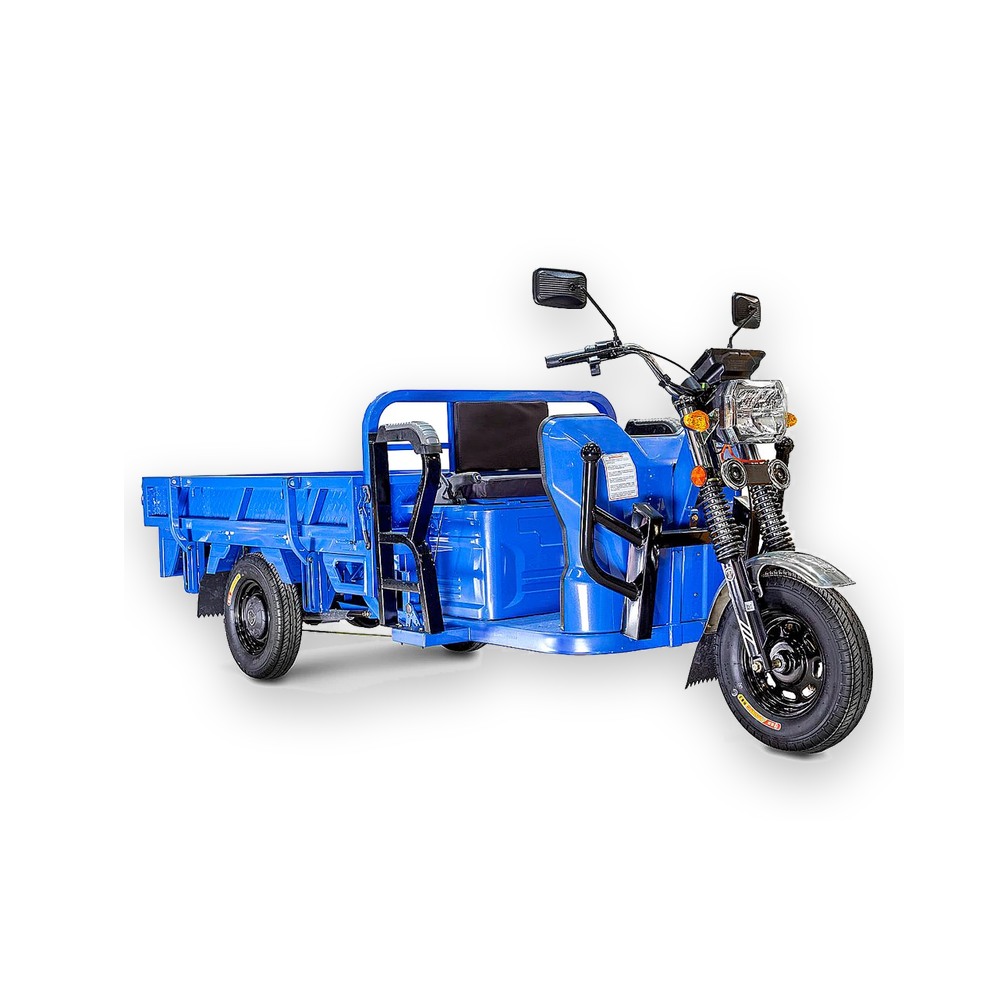 Грузовой электротрицикл Rutrike Габарит 1700 60V1200W синий матовый