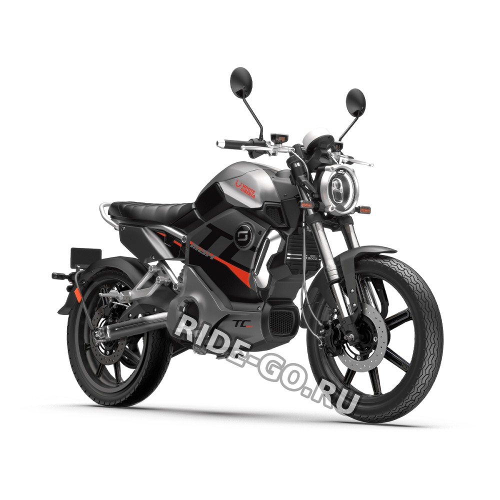 Электромотоцикл WHITE SIBERIA SUPER SOCO TC MAX (Черный)