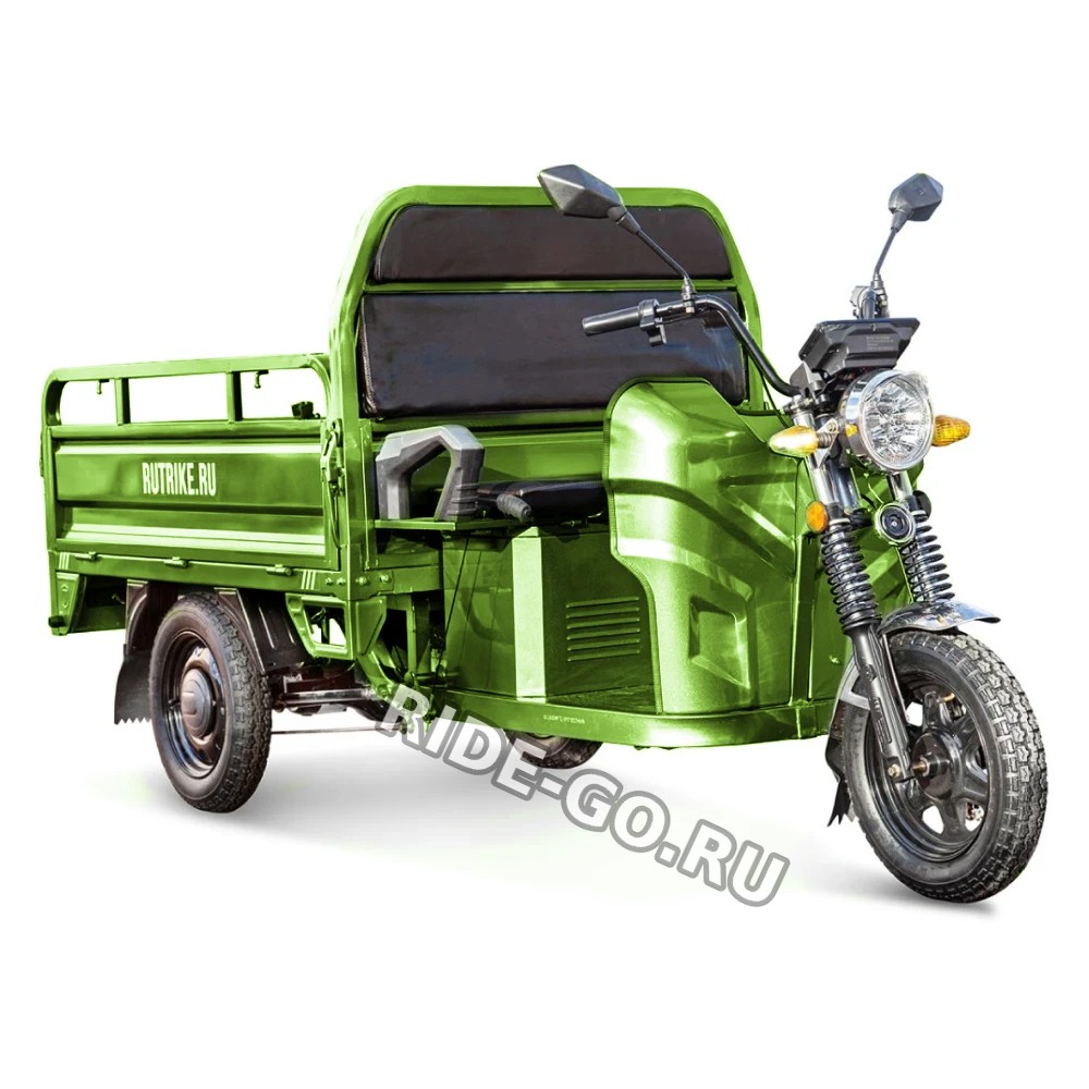 Грузовой электротрицикл Rutrike Мастер Зеленый 1500 60V1000W