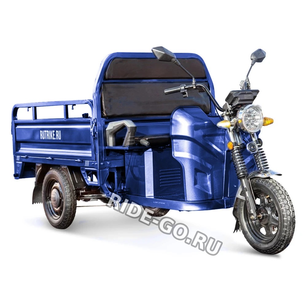 Грузовой электротрицикл Rutrike Мастер Синий 1500 60V1000W