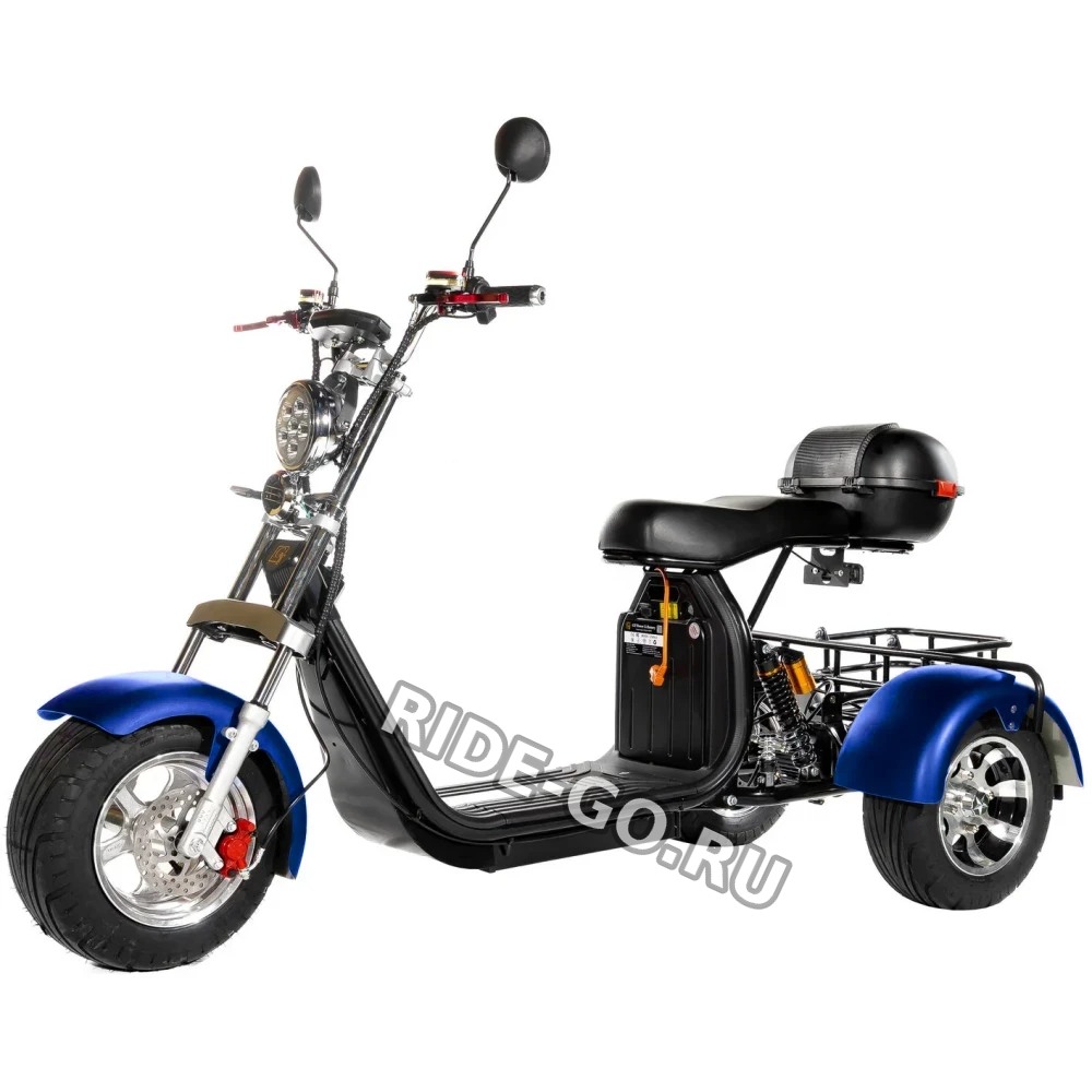 Электроскутер трехколесный CITYCOCO GT X11 TRIKE Синий