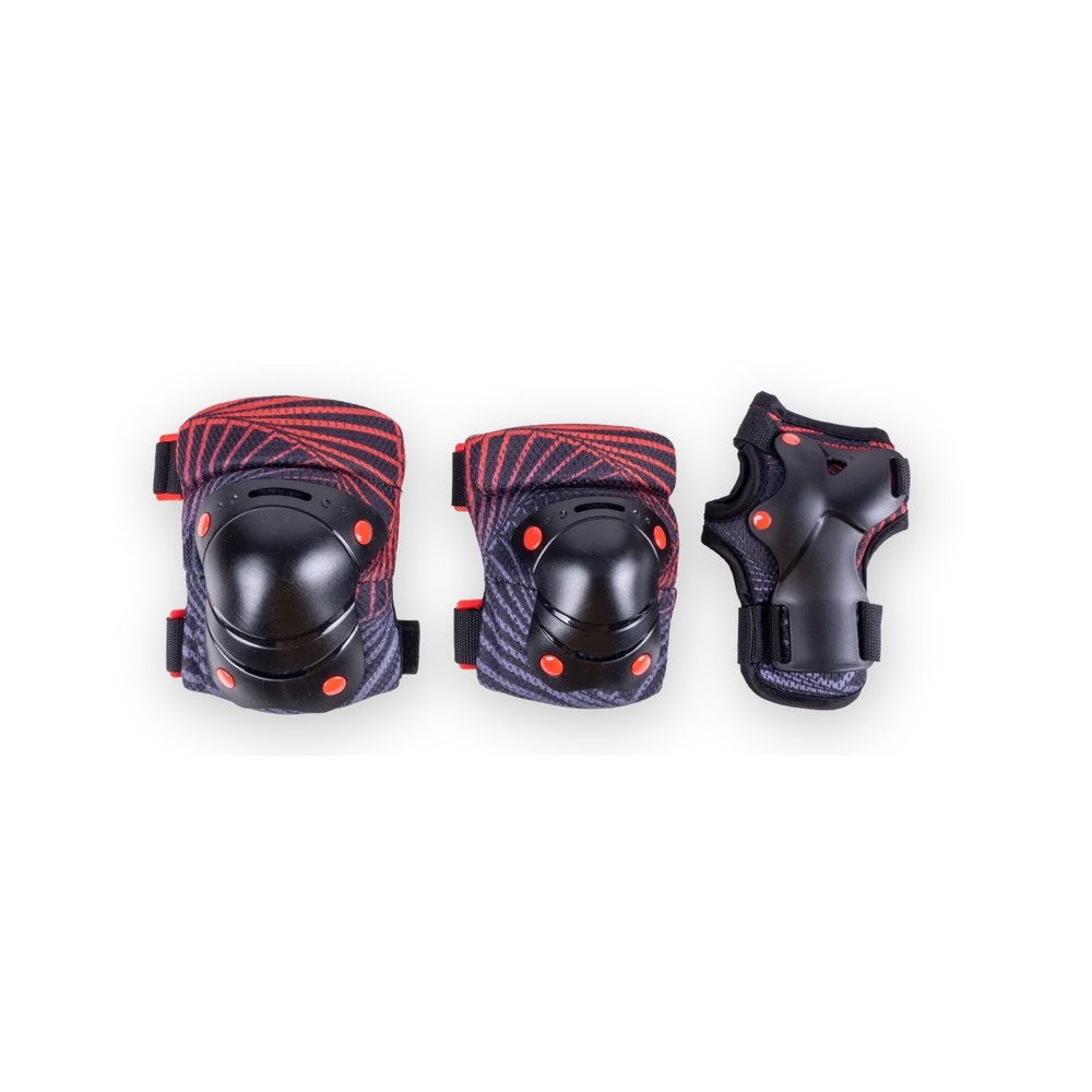 Набор защиты Tech Team Safe Fit Teens 2.0 Red (Красный) Размер M