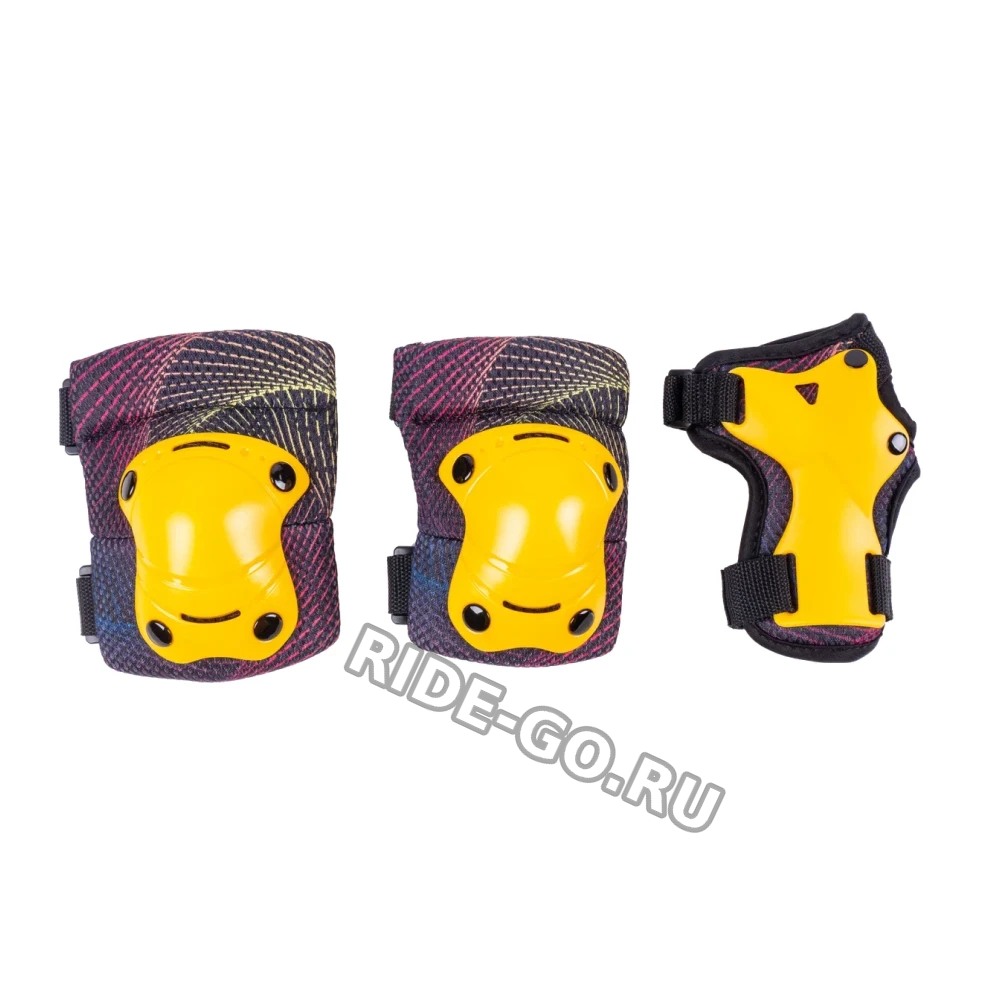 Набор защиты Tech Team Safe Fit Teens 2.0 Yellow (Жёлтый) Размер S