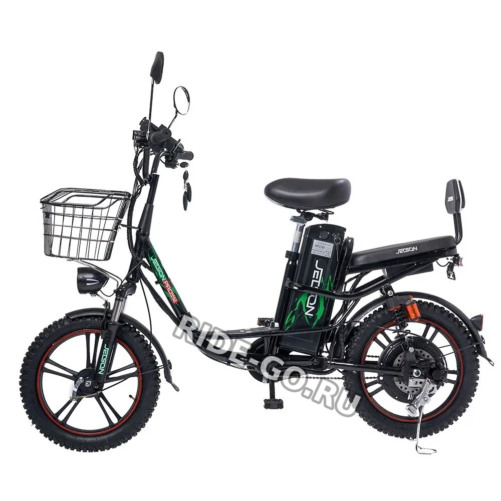 Электровелосипед Колхозник Jetson Pro Max Ultra Plus (60V21Ah) (гидравлика) Черный