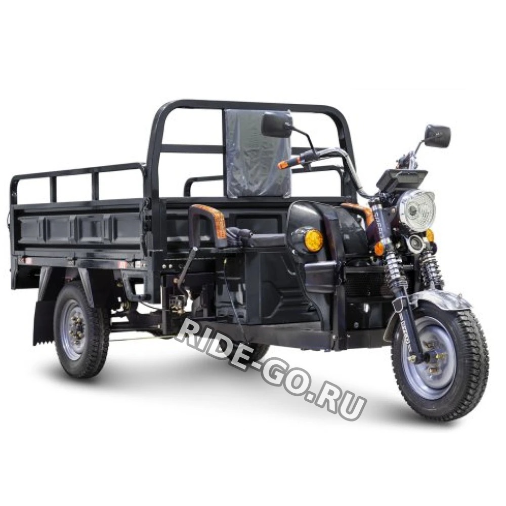 Грузовой электротрицикл Rutrike D4 NEXT 1800 60V1500W Чёрный