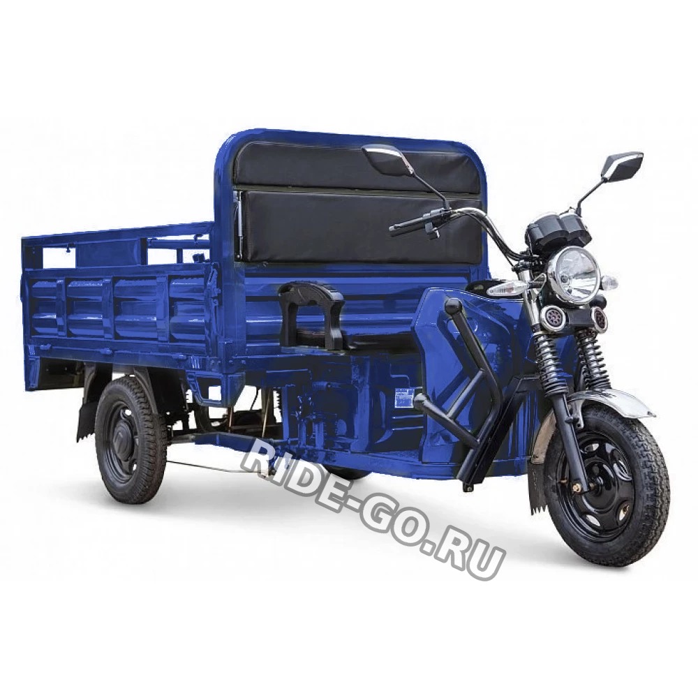 Грузовой электротрицикл Rutrike D4 NEXT PRO 1800 72V 1500W Синий
