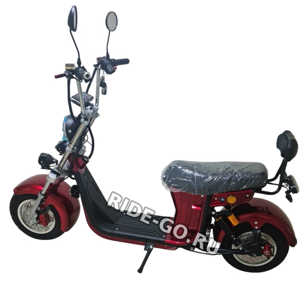 Электроскутер Citycoco GT E30 красный