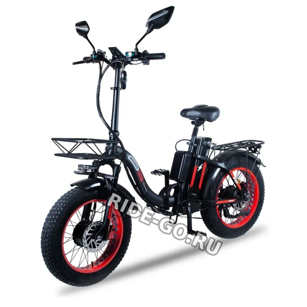 Электровелосипед Minako F11 Dual PRO красный