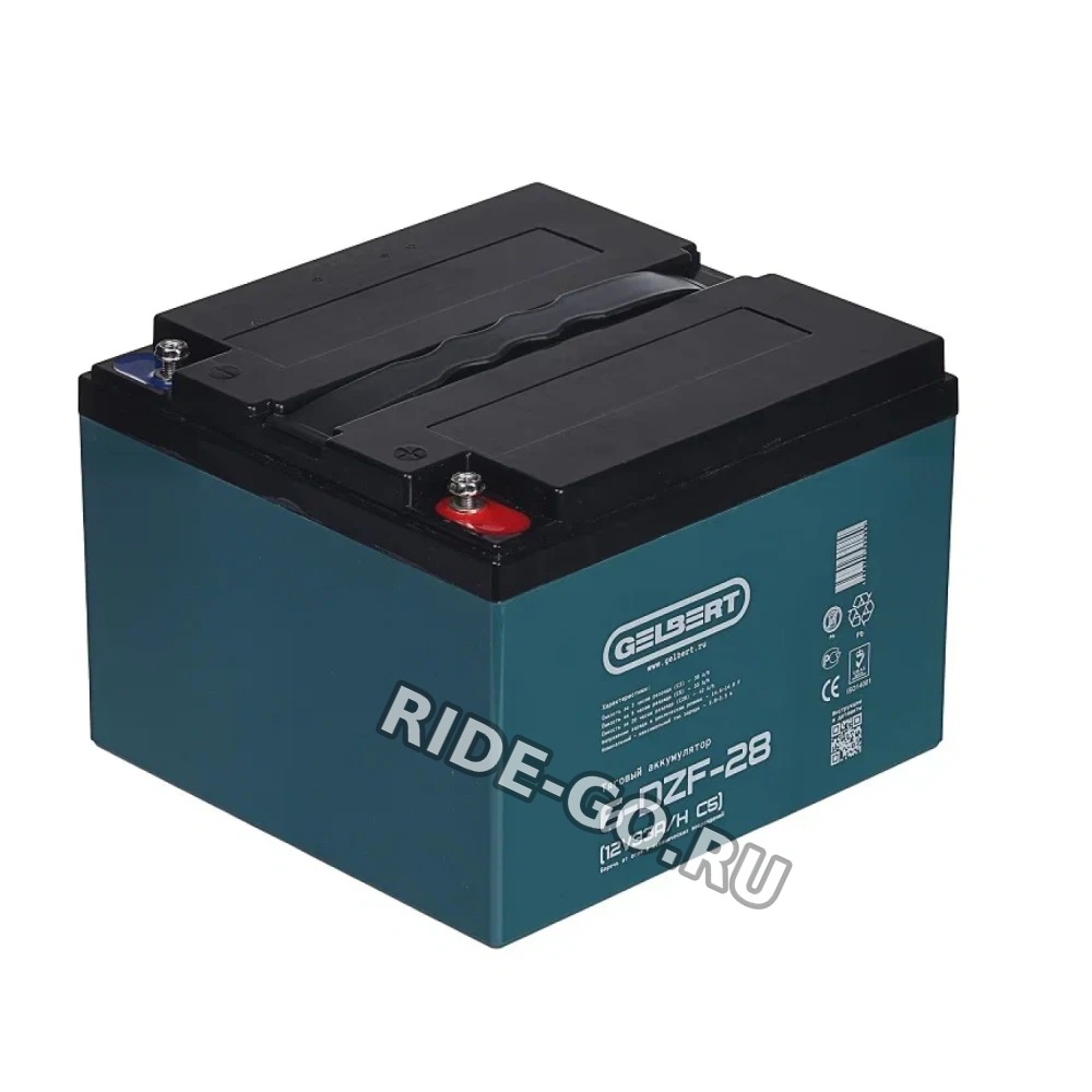 Тяговый аккумулятор Rutrike Gelbert 6-DZF-28 (12V33A/H C5)