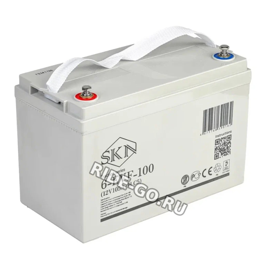 Тяговый аккумулятор Rutrike SKN 6-EVF-100 (12V105A/H C5)