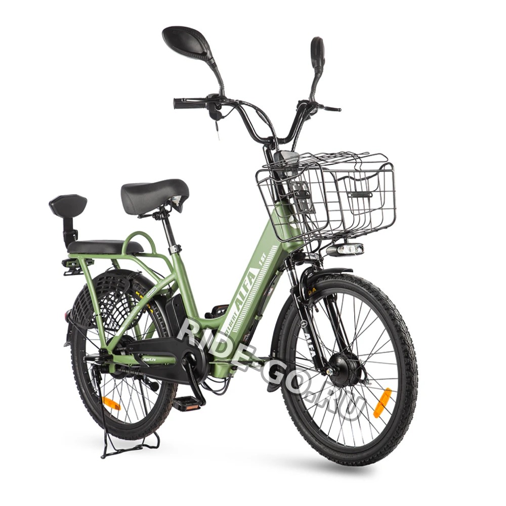Электровелосипед Green City Gelbert ALFA 1 ST / Eltreco Alfa New Темно-зеленый