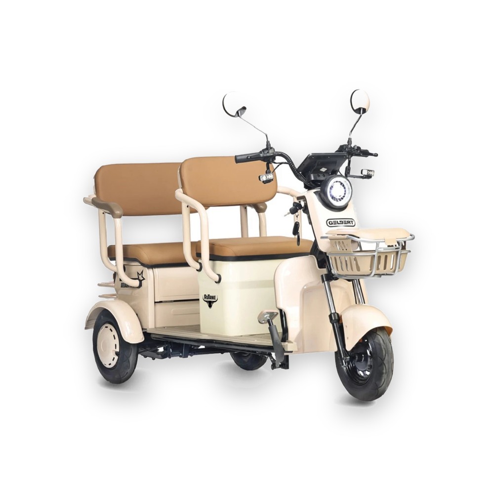 Электротрицикл Rutrike Gelbert Atlas 48V/60V 600Вт Бежевый