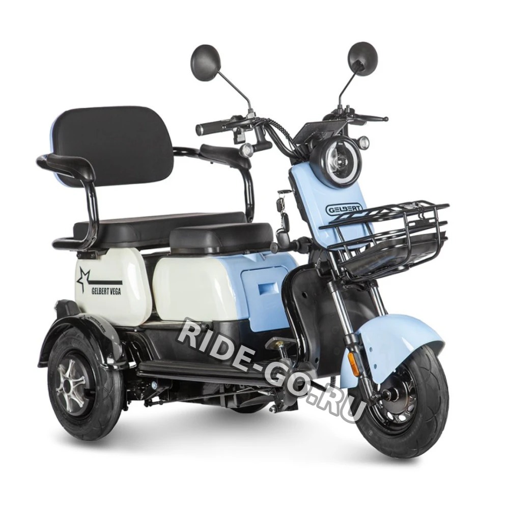 Электротрицикл Rutrike Gelbert Vega 48V/60V 600Вт