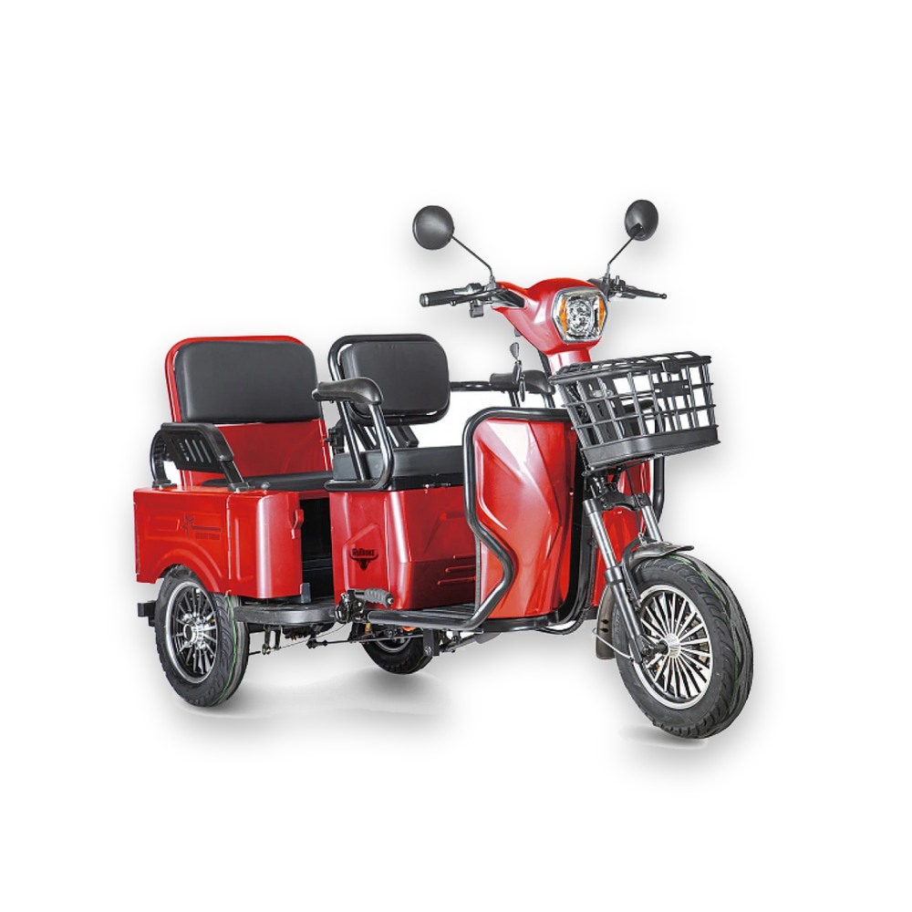 Электротрицикл Rutrike Gelbert Tuban 48V/60V 600Вт Красный