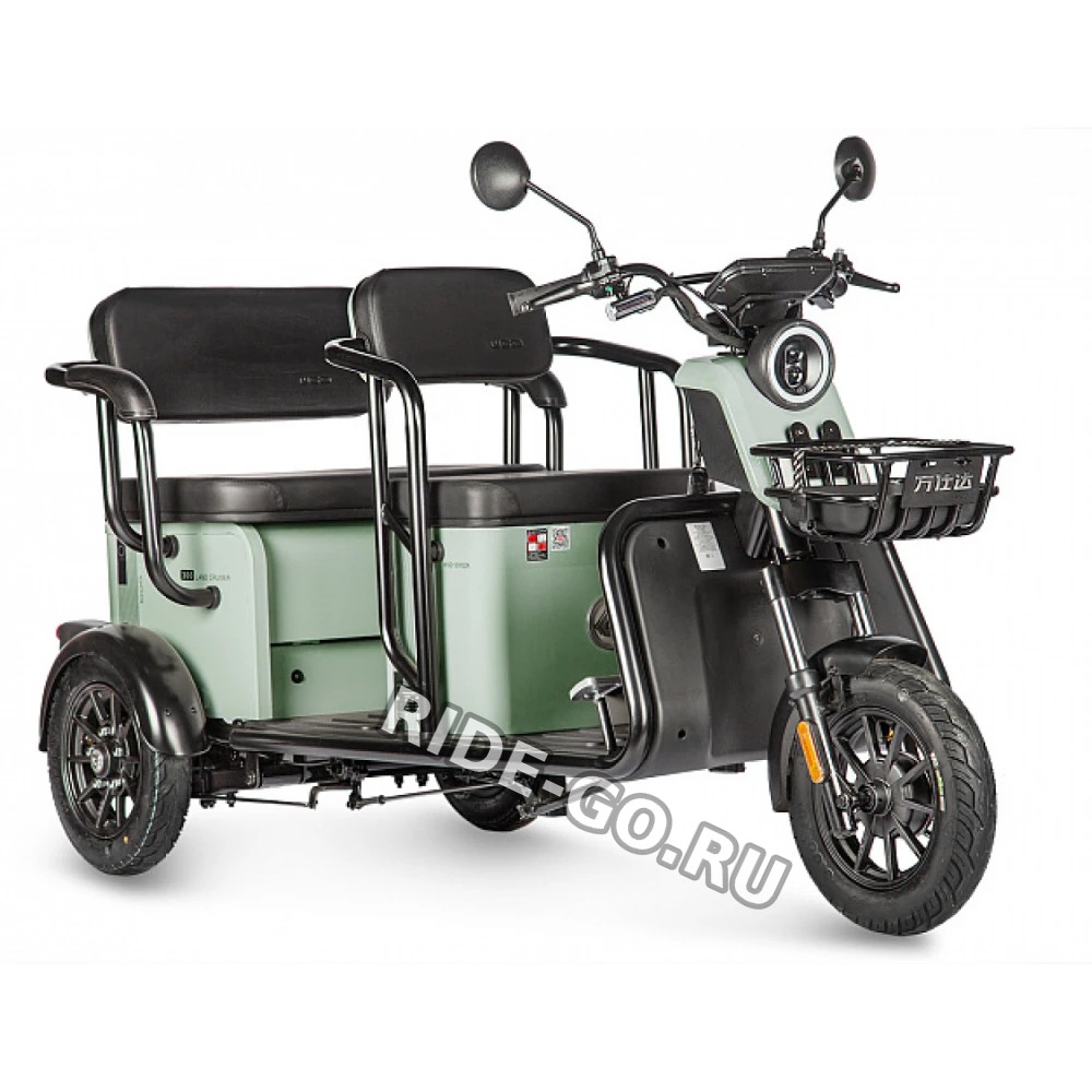 Электротрицикл Wanshida LC300 60V 1000Вт Зеленый