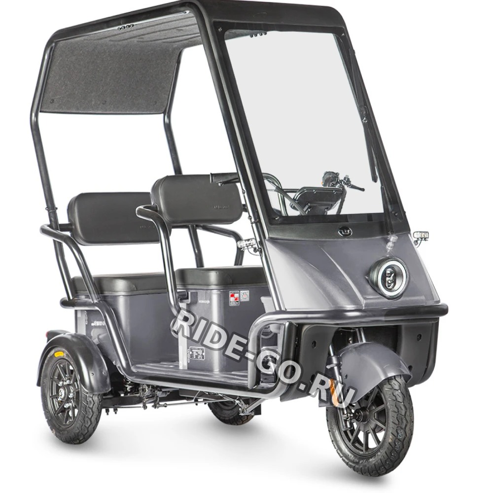 Электротрицикл Wanshida NIPLA 500 60V 1000Вт Черно-серый