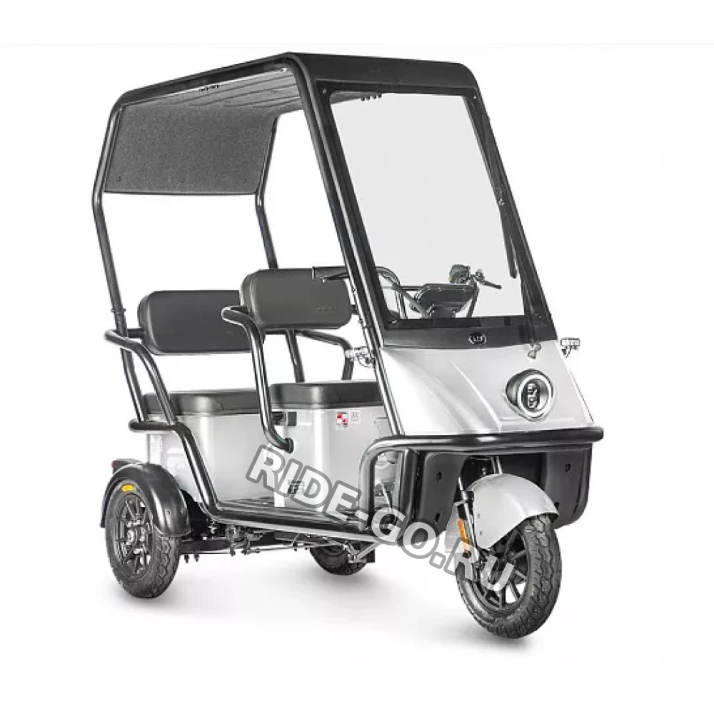 Электротрицикл Wanshida NIPLA 500 60V 1000Вт Черно-белый
