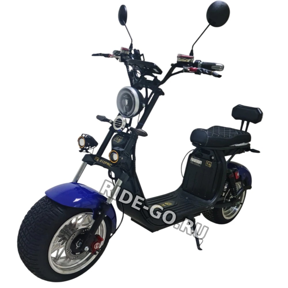Электроскутер CityCoCo GT X12 PRO Синий