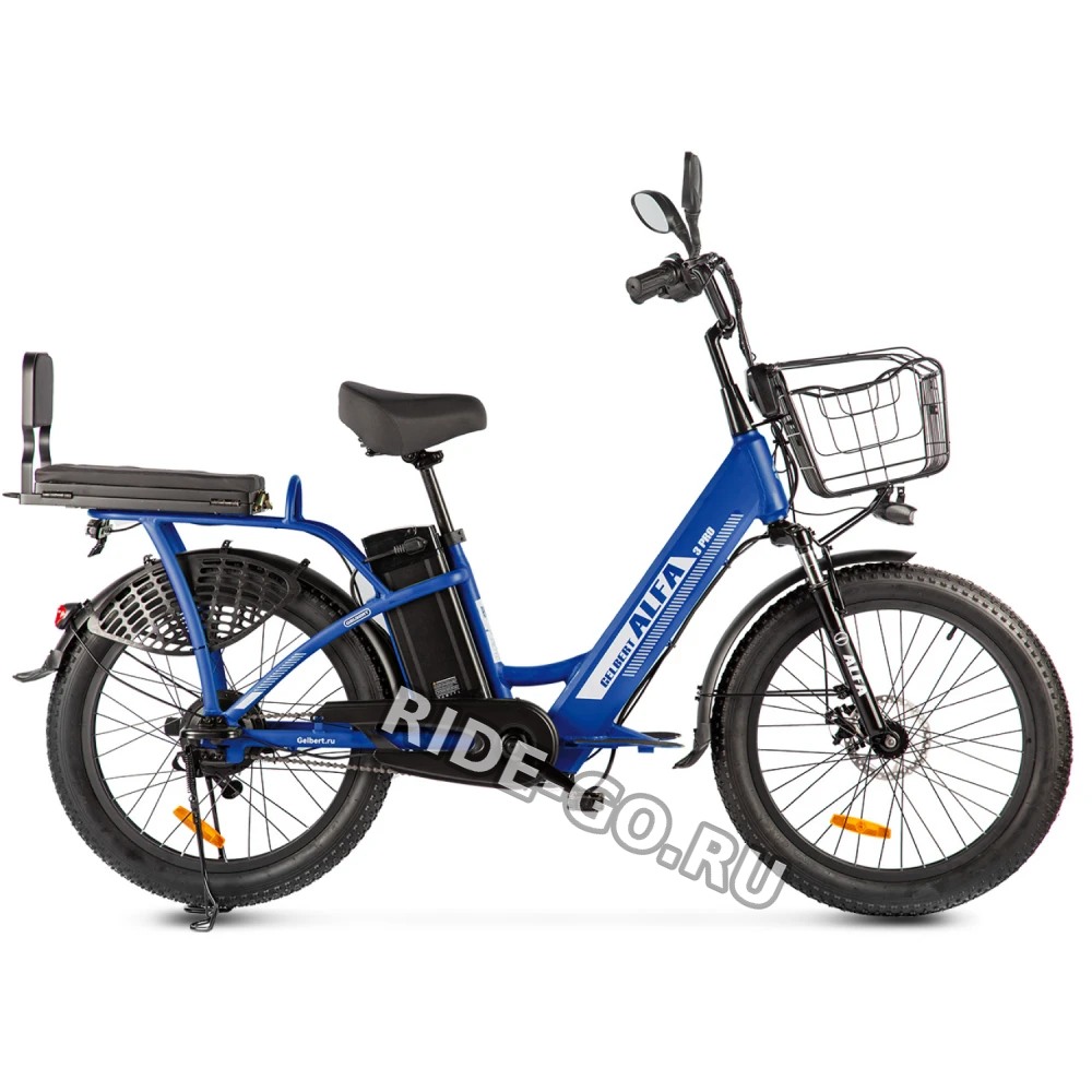 Электровелосипед Green City Gelbert ALFA 3 PRO Синий