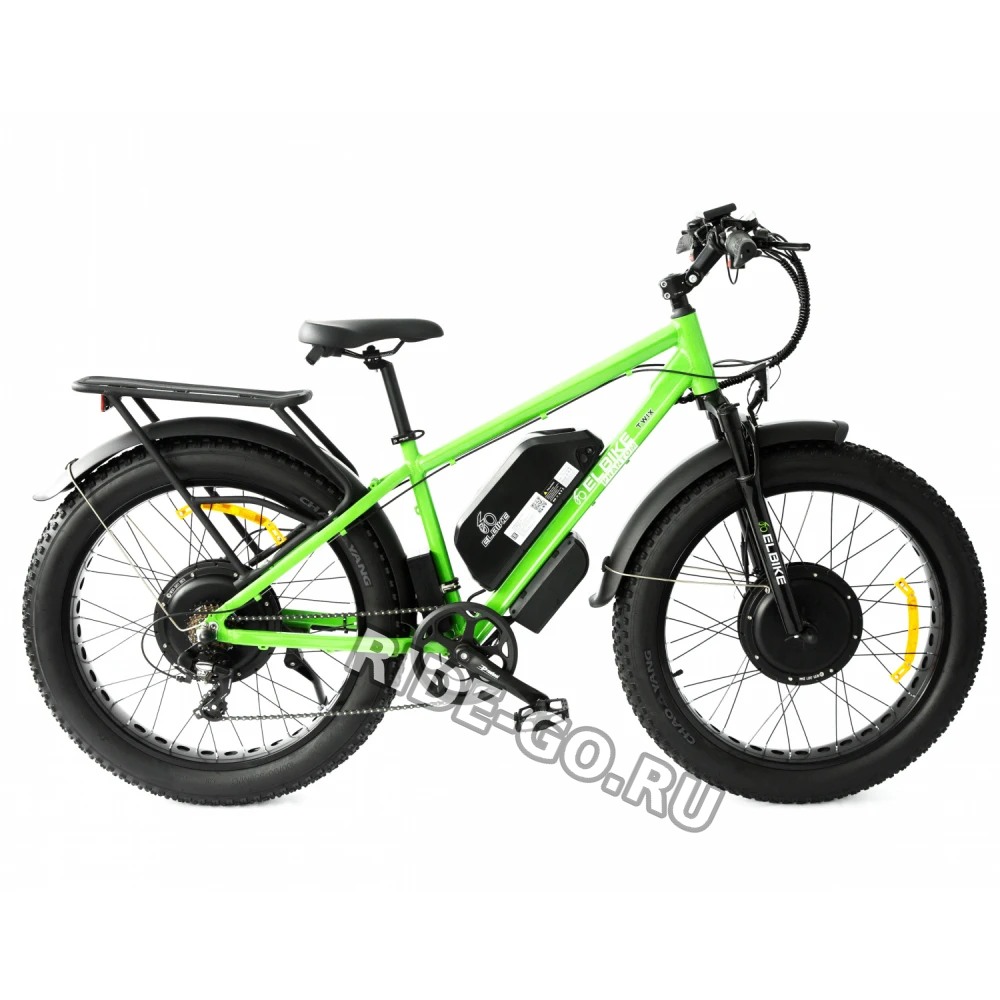 Электровелосипед Elbike Phantom Twix 20 Ah зеленый