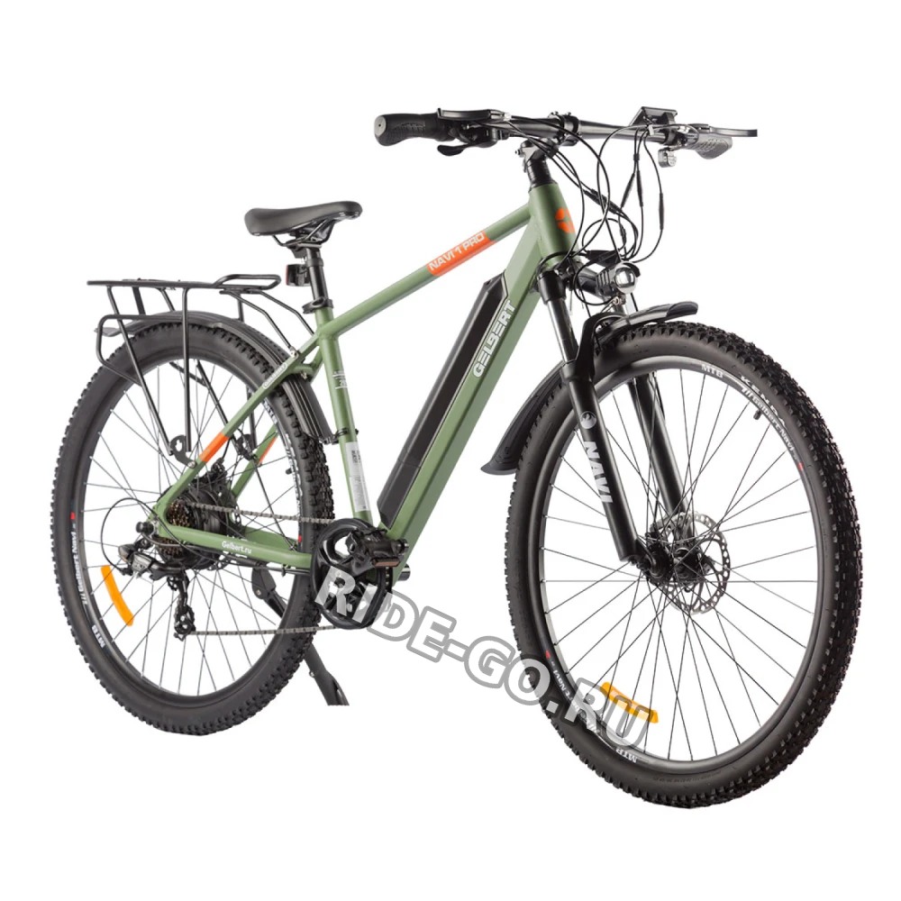 Электровелосипед Eltreco Gelbert Navi 1 PRO Зеленый