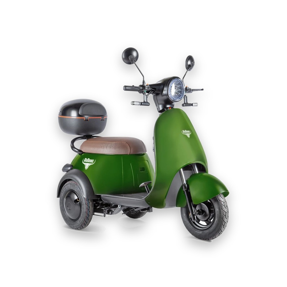 Электрический трицикл Rutrike Радиус Зеленый