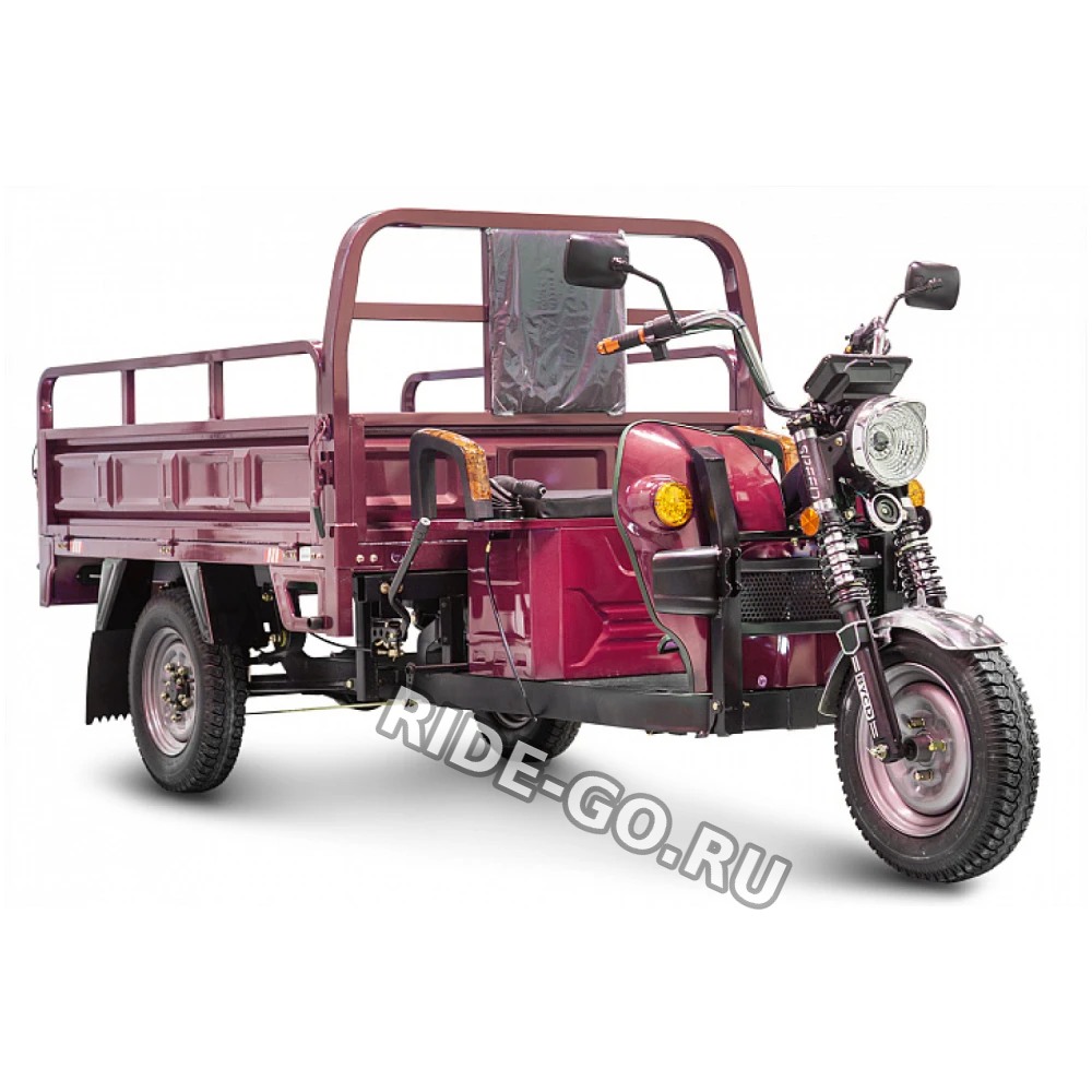 Грузовой электротрицикл Rutrike D4 1800 60V1500W Красный