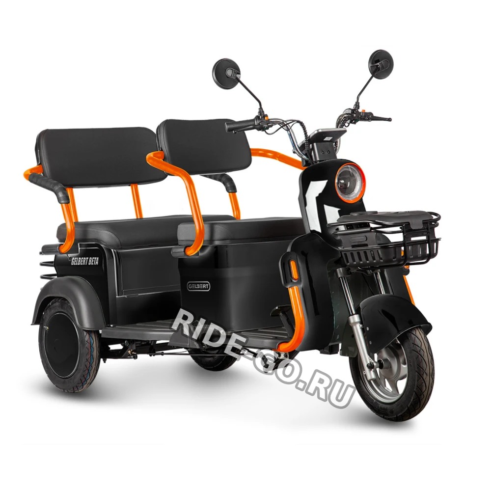 Электротрицикл Rutrike Gelbert Beta 48V/60V 800Вт