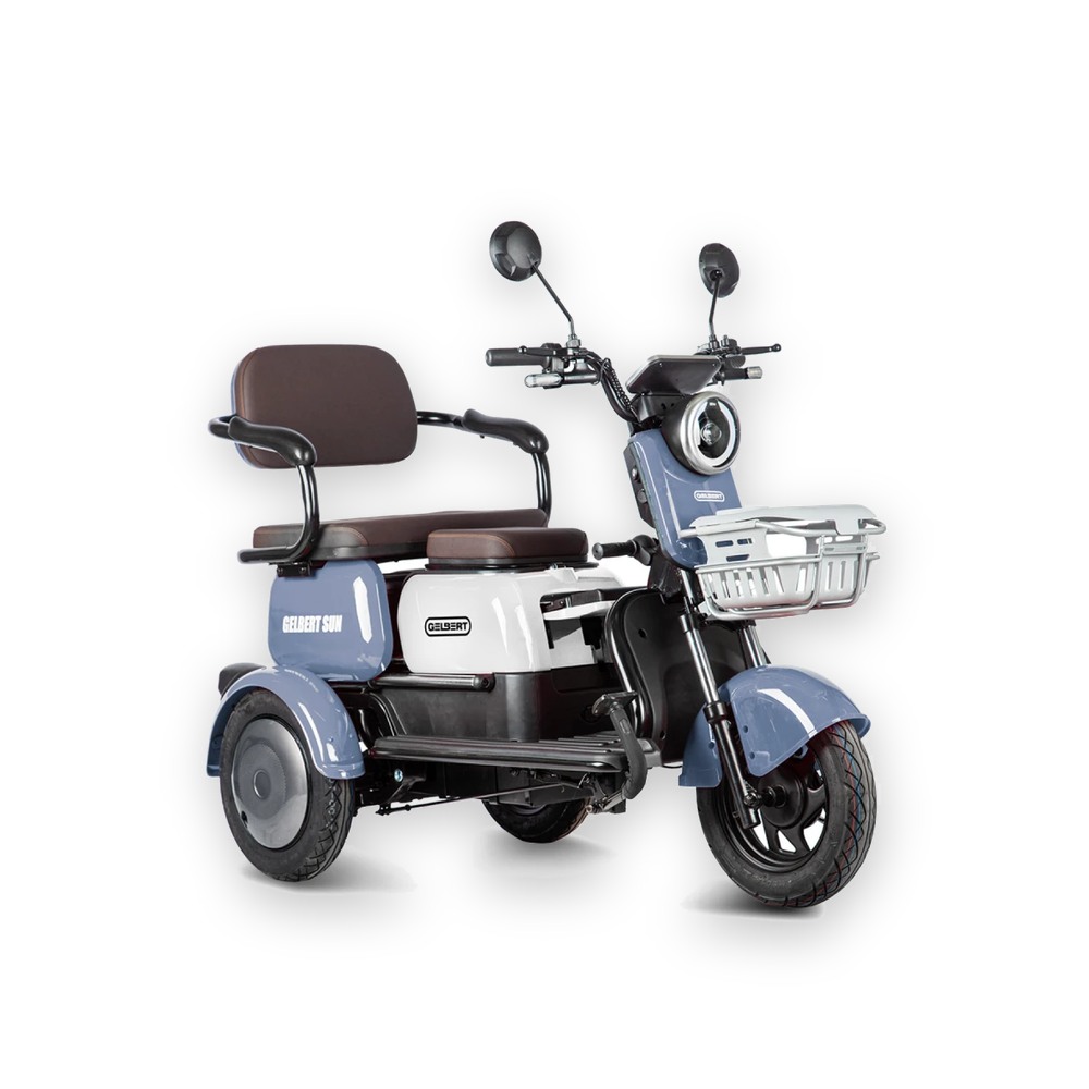 Электротрицикл Rutrike Gelbert Sun 48V/60V 650Вт Фиолетово-белый
