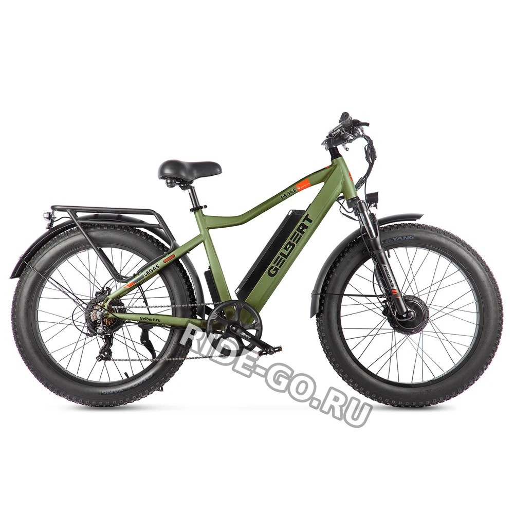 Электровелосипед Eltreco Gelbert Pegas 4 DUAL PRO MAX Зеленый
