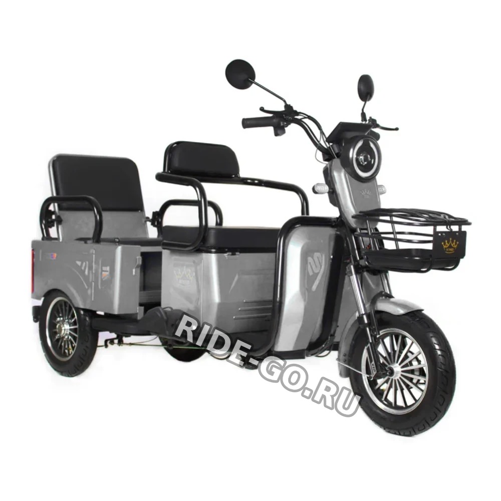 Электротрицикл IKINGI SIBTRIKE Т5 MAX серебристый