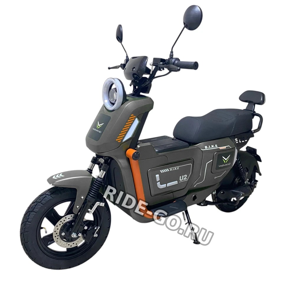 Электроскутер YASMAND U2 Pro LiFePO4 Серый