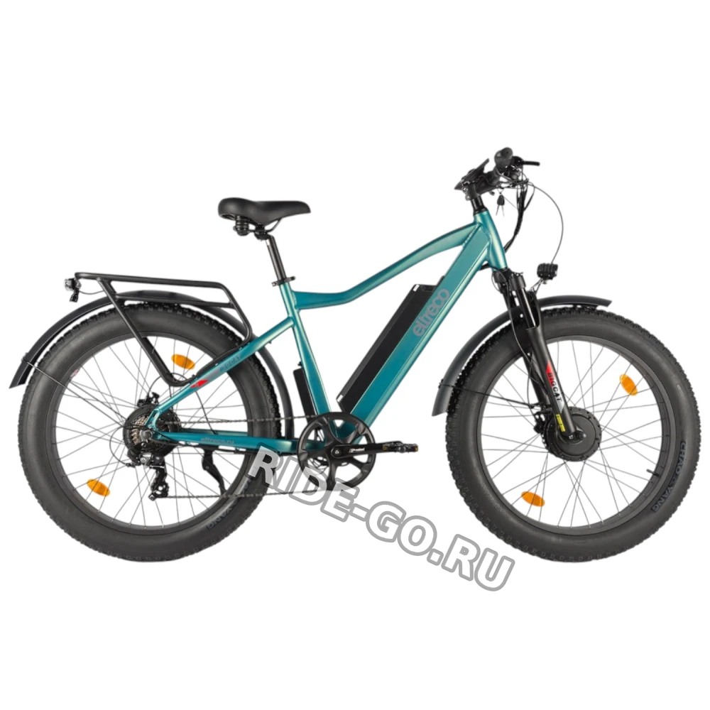 Электровелосипед Eltreco BigCat Dual Next PRO Зелёный-матовый