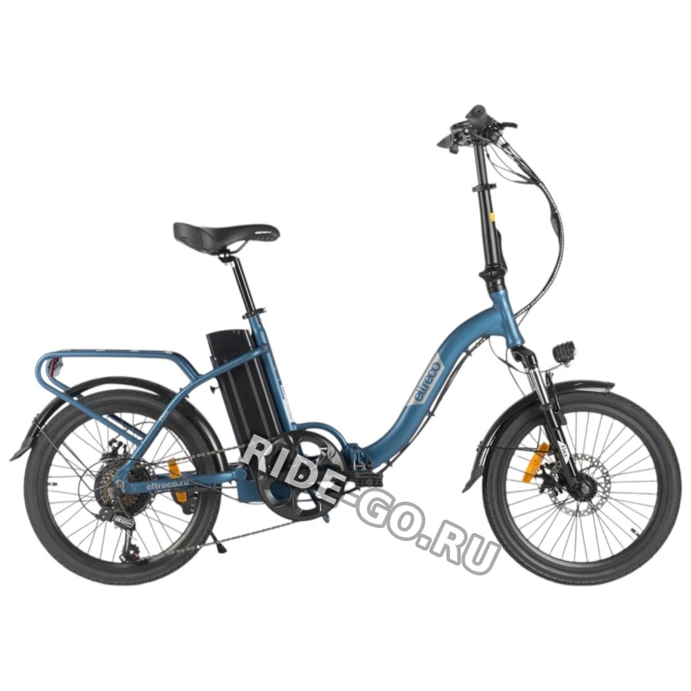 Электровелосипед Eltreco Flex Синий-матовый