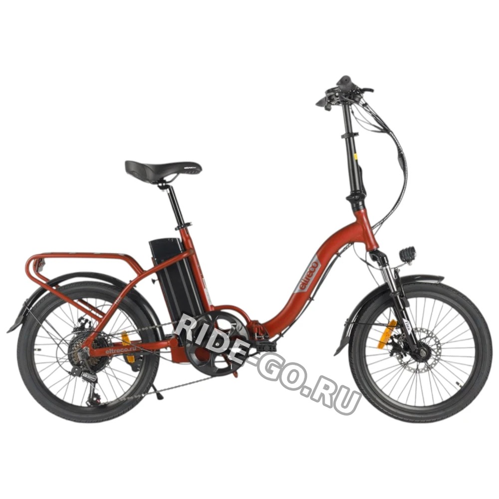 Электровелосипед Eltreco Flex Красный-глянец